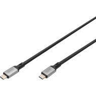 Кабель DIGITUS USB4 CM/CM 1м Black (DB-300443-010-S)