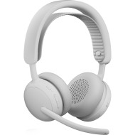 Гарнитура беспроводная LOGITECH Zone Wireless 2 ES Teams Version w/receiver Off-White (981-001520)