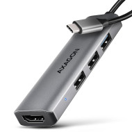 Порт-репликатор AXAGON 4-in-1 USB-C 5Gbps Starter Hub