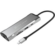 Порт-реплікатор J5CREATE 7-in-1 4K60 Elite USB-C 10Gbps Mini Dock (JCD393-N)