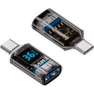 Адаптер OTG XOKO AC-322UTC USB-C to USB-A