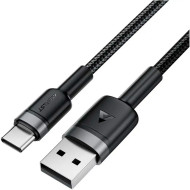 Кабель ACEFAST C22-04 USB-A to USB-C 1.2м Black