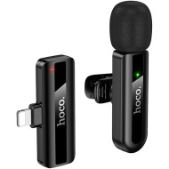 Беспроводной петличный микрофон HOCO L20 Fair Lightning Black