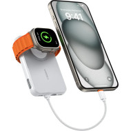 Повербанк з бездротовою зарядкою VEGER V1171 20W 10000mAh White