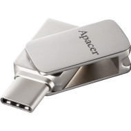 Флешка 128GB APACER AH181 USB 3.2 Type-C/USB-A Silver (AP128GAH181S-1)