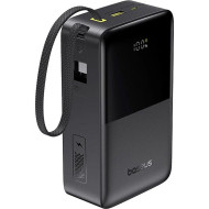 Повербанк BASEUS EnerFill FC51 Bipow 2 Pro Digital Display Power Bank with Built-in Cable 22.5W 30000mAh Cosmic Black (E0028100)
