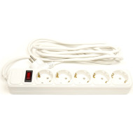 Сетевой фильтр POWERPLANT JY-1056/3 White, 5 розеток, 3м (EX610716)
