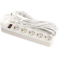 Сетевой фильтр POWERPLANT JY-1056/7 White, 5 розеток, 7м (EX610730)