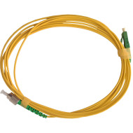 Оптический патч-корд ABEE LC/APC-FC/APC, SM, Simplex, 3м, Yellow
