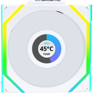 Вентилятор LIAN LI Uni Fan SL Wireless LCD 120 White (G99.12SLLCD1W1W.00)