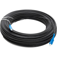 Оптический патч-корд RCI SC/UPC-SC/UPC, SM, Simplex, 75м, Black