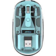 Миша JEDEL WD131P Transparent Blue