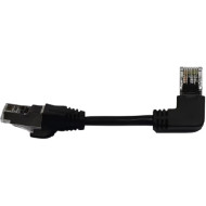 Патч-корд VOLTRONIC F/UTP Cat.5e CU 0.125м Black (PCM-FTP-CU-5E/28/0.125B)