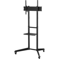 Презентаційна стійка з кріпленням під ТВ KIVI Cart-T1040 37"-70" Black