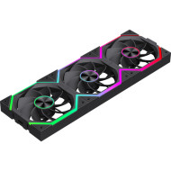 Комплект вентиляторов GAMEMAX FN12A-N2 WL-R Reverse Black 3-Pack