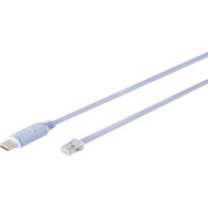 Кабель консольный DIGITUS USB - RJ45, chip FT232RNL 1.8м Light Blue (DA-70173)