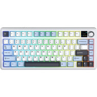 Клавиатура беспроводная AULA F75 Max Leobog Reaper Switch White (6978080501158)