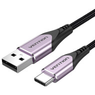 Кабель VENTION USB 2.0 A Male to Type-C Male 3A 1.5м Purple (CODVG)