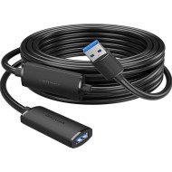 Активный USB удлинитель VENTION USB 3.0 AM/AF 5м Black (CBMBJ)
