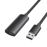 Активный USB удлинитель VENTION USB 2.0 AM/AF 20м Black (CBKBQ)