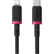Кабель BASEUS Dura Series Fast Charging Cable Type-C to Lightning 20W 1м Black/Red (P10377800U01-01)