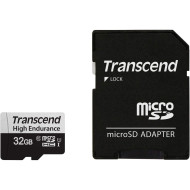 Карта пам'яті TRANSCEND microSDHC High Endurance 350V 32GB UHS-I V30 Class 10 + SD-adapter (TS32GUSD350V)