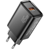Зарядное устройство ESSAGER Flash Charger 45W USB-A Black (ECT45W-RPB01-Z)