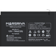 Аккумуляторная батарея MARSRIVA AGM Deep-cycle 12V 7Ah (12В, 7Ач) (MR-PBU12-7)