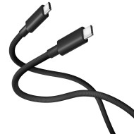 Кабель XIAOMI 6A High-Speed USB4 Braided USB-C to USB-C 1м Dark Gray (BHR087BGL)