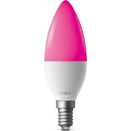 Умная лампа TP-LINK TAPO Tapo L430C Smart Wi-Fi Light Bulb, Multicolor E14 4.8W 2500-6500K