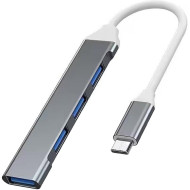 USB-хаб XOKO AC-404 USB-C to 1xUSB3.0, 3xUSB2.0