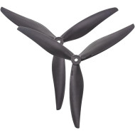 Комплект пропеллеров GEMFAN 8040 3-Blade 1СW+1CCW Black (GF8040-3CN/HP098.PMCN8040-3B)