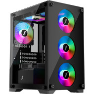 Корпус 1STPLAYER Firebase X2-M 4F1 Black 600W