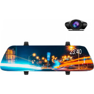 Автомобильный видеорегистратор-зеркало с камерой заднего вида ASPIRING Reflex 9 Dual FHD (RE090SK)