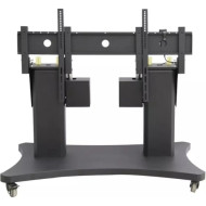 Презентаційна стійка з кріпленням під ТВ QUBE ZR-6084F 65"-98" Black