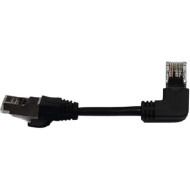 Патч-корд VOLTRONIC U/UTP Cat.5e CU 0.13м Black (PCM-CU-5E/0.13B)