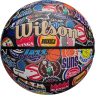 Мяч баскетбольный WILSON NBA All Team Retro Size 7 (WZ4028501XB7)