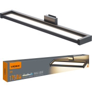 Светильник с датчиком движения VIDEX Wall VL-WL02-18CSB Black 18W 2800-6000K