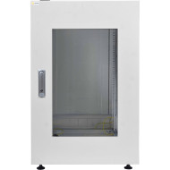Підлогова шафа 19" IPCOM З-24U-06-08-ДС-1 (24U, 600x800мм, RAL7035)