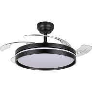 Светильник с вентилятором VIDEX VL-CLF06-60CB Black 60W 3000-6000K