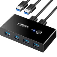 USB свитч UGREEN US216 2-in-4 USB 3.0 Sharing Switch Box (30768)