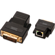 Подовжувач VGA по крученій парі DIGITUS DVI Extender via CAT5/CAT6 Black (DS-54101)