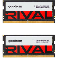 Модуль пам'яті GOODRAM Rival SO-DIMM DDR5 5600MHz 64GB Kit 2x32GB (GGEES5-56L40/64GDC)