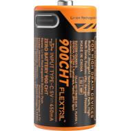 Акумулятор FLEXTAIL Zero Battery RCR123A 16340 900mAh 3.6V, USB-C заряджання