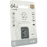 Карта пам'яті T&G microSDXC 64GB UHS-I Class 10 + SD-adapter (T&G/KP64)