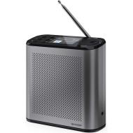 Портативный радиоприёмник SHARP DR-P530 Osaka Portable Digital Radio Storm Gray