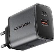 Зарядний пристрій AXAGON 1xUSB-A QC4.0, 1xUSB-C PD45W Black