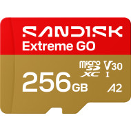 Карта пам'яті SANDISK microSDXC Extreme Go 256GB UHS-I V30 A2 Class 10 (SDSQXGN-256G-GN6MN)