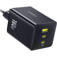 Зарядний пристрій BASEUS OS-Baseus EnerFill FE11 Fast Charger 2C+U 100W Cosmic Black (P10182102123-00)