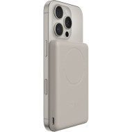 Повербанк MagSafe BELKIN BoostCharge Slim Magnetic Power Bank 5K 15W 5000mAh Sand (BPD020HQSA)